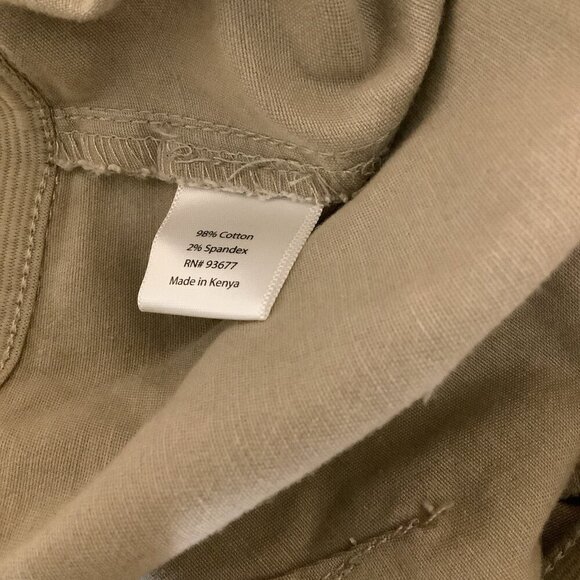 St. John's Bay Womens Pants Size 22W Mariner Wide Leg Heritage Khaki Tan Sailor - Picture 6 of 8